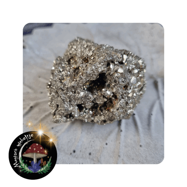 ✨ Pyriet – Kracht • Bescherming • Manifestatie | Ruwe steen 💛