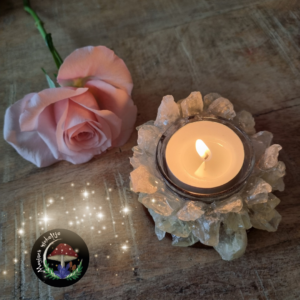 ✨ Citrien Kaarsenhouder – Zonnekracht & Manifestatie ✨